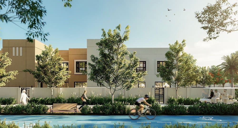Green spaces for recreation and leisure in the Sharjah Sustainable City development of villas